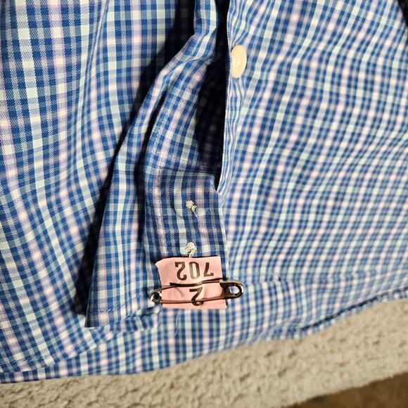 Men's Peter Millar Crown Comfort Long Sleeve Button Down Shirt Size XL - Picture 5 of 9